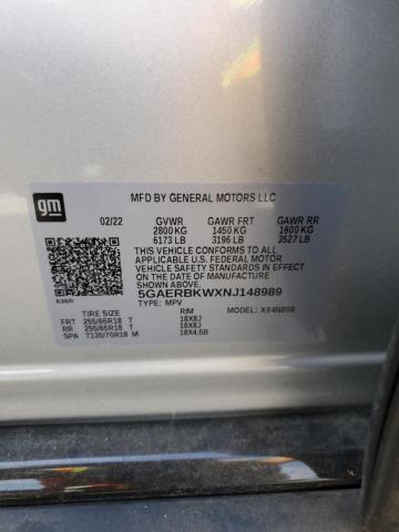 5GAERBKWXNJ148989 - 2022 BUICK ENCLAVE ESSENCE Gümüş foto 13