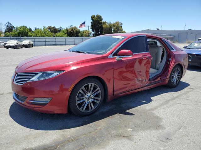 3LN6L2GK9GR621263 - 2016 LINCOLN MKZ RED photo 1