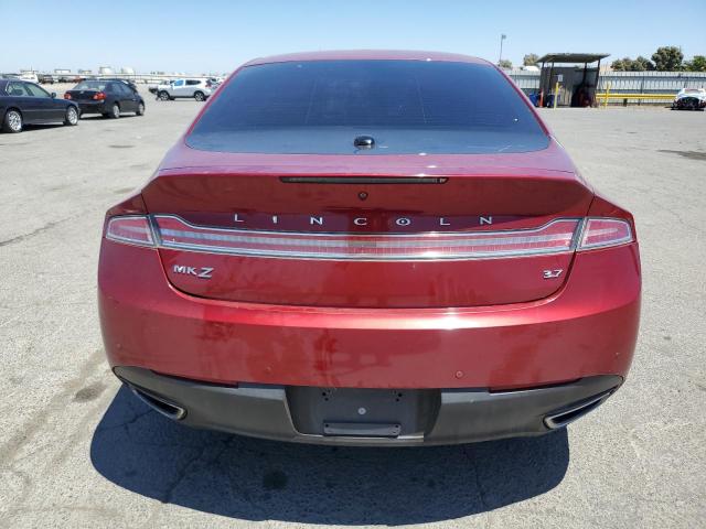 3LN6L2GK9GR621263 - 2016 LINCOLN MKZ RED photo 6