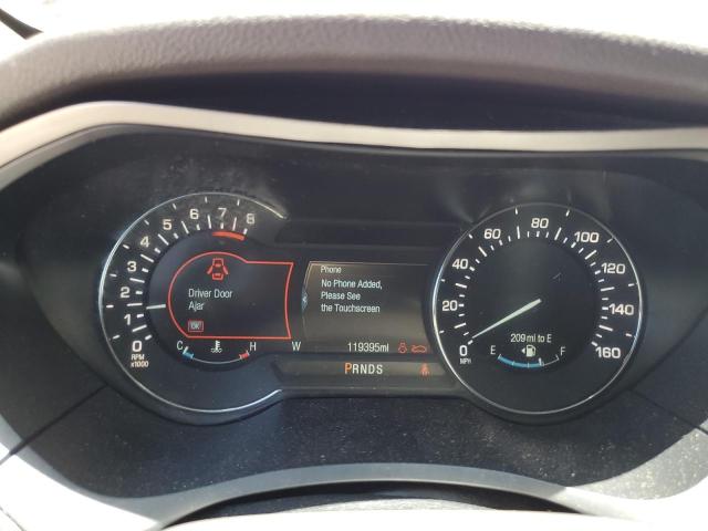 3LN6L2GK9GR621263 - 2016 LINCOLN MKZ RED photo 9