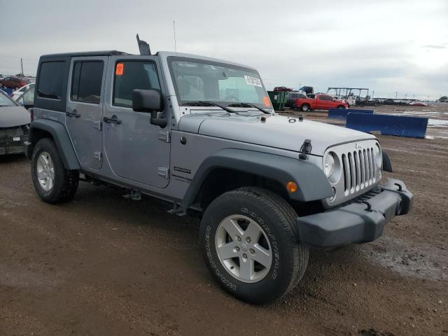 1C4HJWDG0JL919233 - 2018 JEEP WRANGLER U SPORT Silber Foto 4