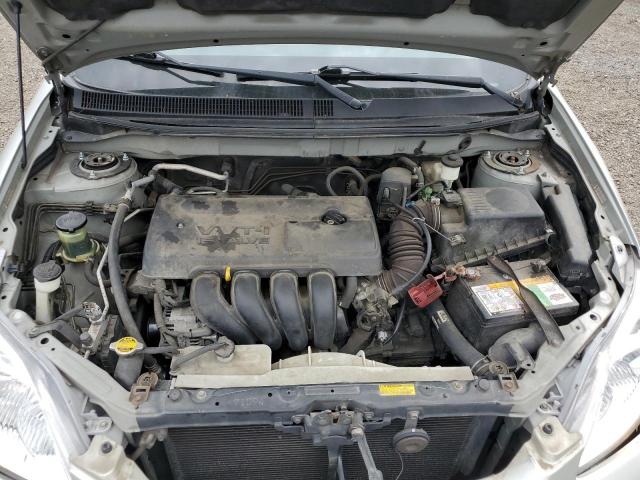 2T1KR38E64C275089 - 2004 TOYOTA COROLLA MA XR SILVER photo 11