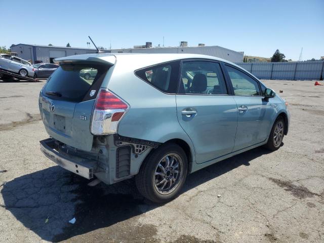 JTDZN3EU9HJ065165 - 2017 TOYOTA PRIUS V TURQUOISE photo 3