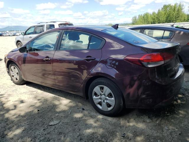 3KPFL4A70HE040456 - 2017 KIA FORTE LX PURPLE photo 2