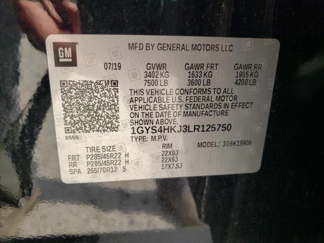 1GYS4HKJ3LR125750 - 2020 CADILLAC ESCALADE ESV LUXURY 黑色 照片 14