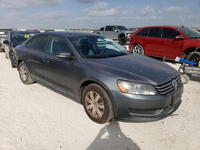 1VWAP7A3XEC010281 - 2014 VOLKSWAGEN PASSAT S GRAY photo 4