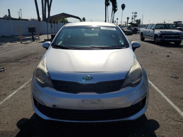 KNADM4A38G6685875 - 2016 KIA RIO LX SILVER photo 5