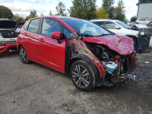 3HGGK5H89FM701448 - 2015 HONDA FIT EX RED photo 1