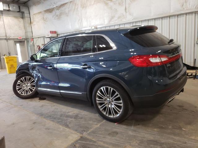 2LMTJ8LRXGBL83425 - 2016 LINCOLN MKX RESERVE ლურჯი ფოტო 2