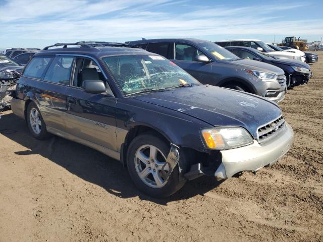 4S3BH665726656171 - 2002 SUBARU LEGACY OUTBACK BLUE photo 4