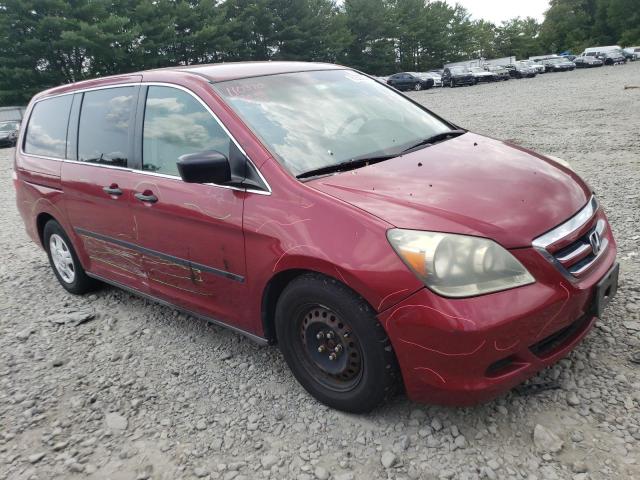 5FNRL38216B035047 - 2006 HONDA ODYSSEY LX BURGUNDY photo 4