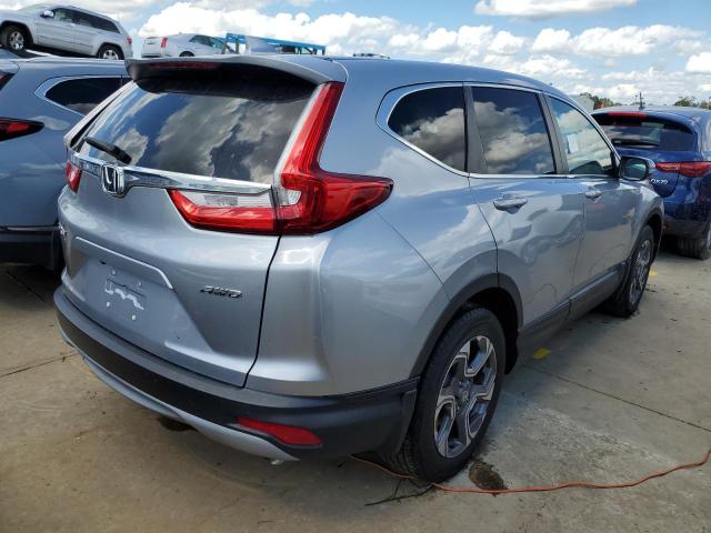 7FARW2H89JE090302 - 2018 HONDA CR-V EXL SILVER photo 4