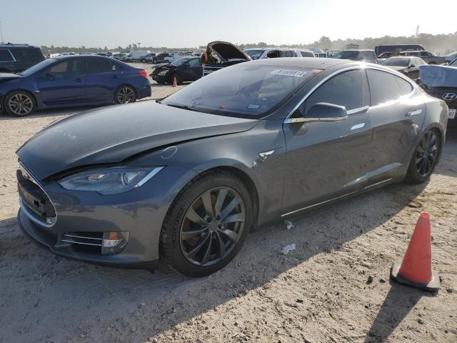 5YJSA1CP2DFP03336 - 2013 TESLA MODEL S SILVER photo 1
