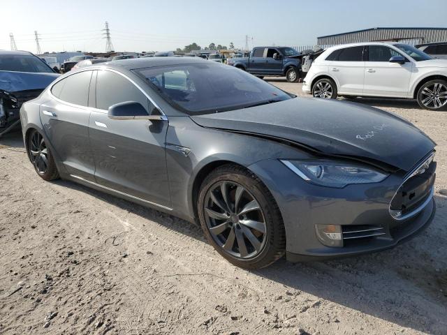 5YJSA1CP2DFP03336 - 2013 TESLA MODEL S SILVER photo 4