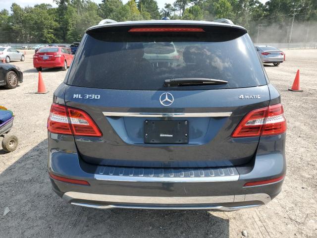 4JGDA5HB7FA608758 - 2015 MERCEDES-BENZ ML 350 4MATIC BLUE photo 6