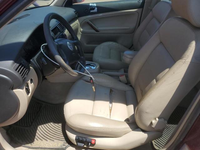 WVWPD23B9YP211602 - 2000 VOLKSWAGEN PASSAT GLX Bordo fotoğraf 7
