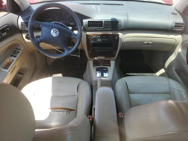 WVWPD23B9YP211602 - 2000 VOLKSWAGEN PASSAT GLX Bordo fotoğraf 8