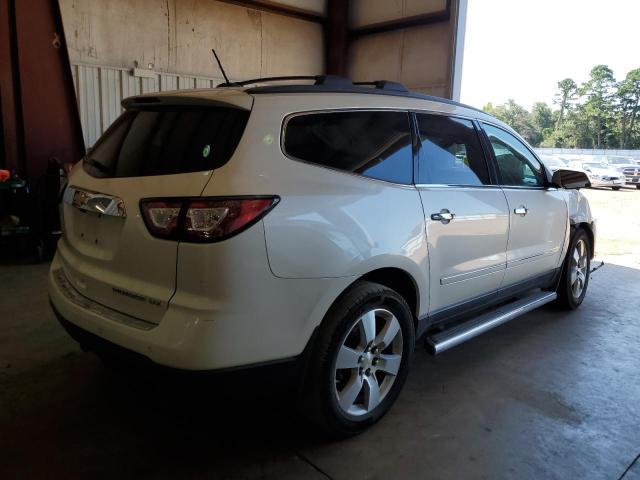 1GNKRJKDXFJ228926 - 2015 CHEVROLET TRAVERSE LTZ WHITE photo 3