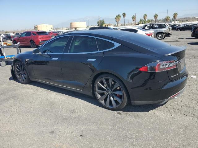 5YJSA1DP3CFS00587 - 2012 TESLA MODEL S BLACK photo 2