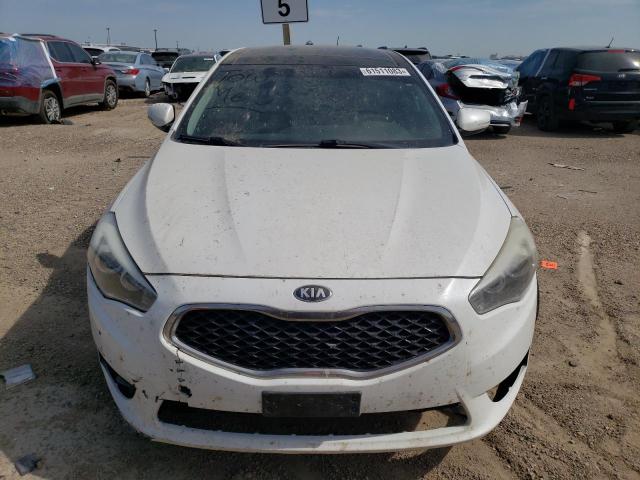 KNALN4D70E5120918 - 2014 KIA CADENZA PREMIUM WHITE photo 5