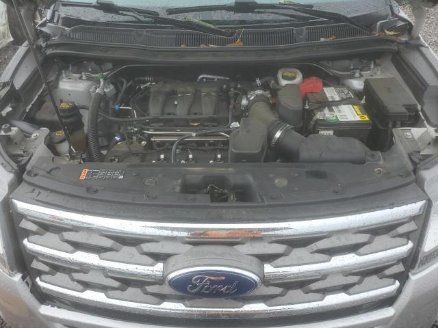 1FM5K7B80JGA76186 - 2018 FORD EXPLORER فضي صورة 12