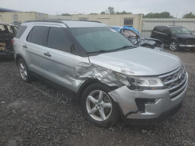 1FM5K7B80JGA76186 - 2018 FORD EXPLORER فضي صورة 4