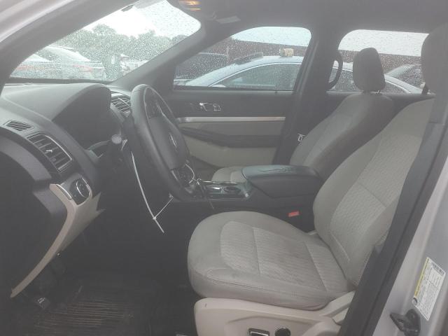 1FM5K7B80JGA76186 - 2018 FORD EXPLORER فضي صورة 7