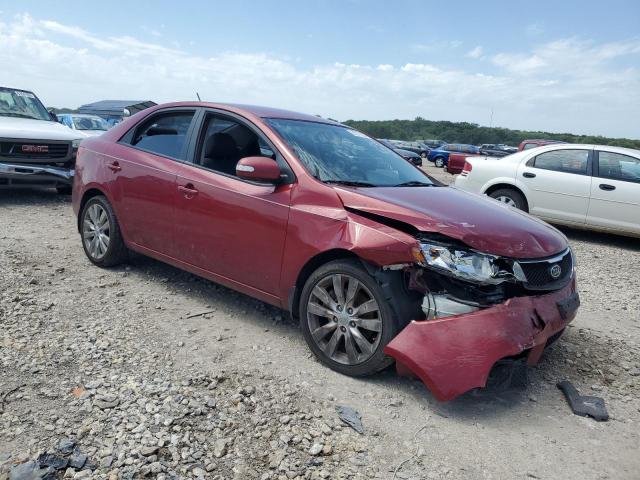 KNAFW4A34A5288759 - 2010 KIA FORTE SX RED photo 4