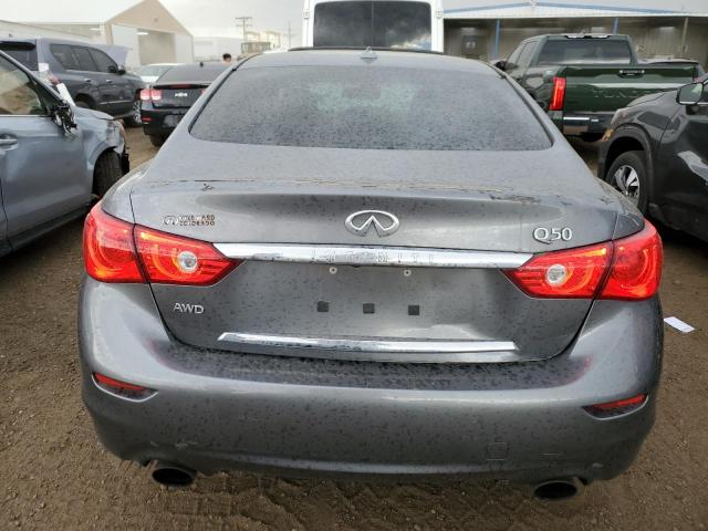 JN1EV7AR9HM836555 - 2017 INFINITI Q50 PREMIUM GRAY photo 6