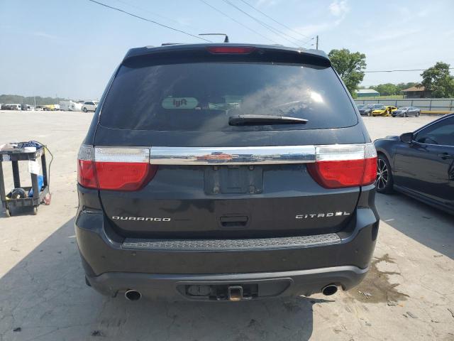 1C4SDHET9CC116511 - 2012 DODGE DURANGO CITADEL BLACK photo 6