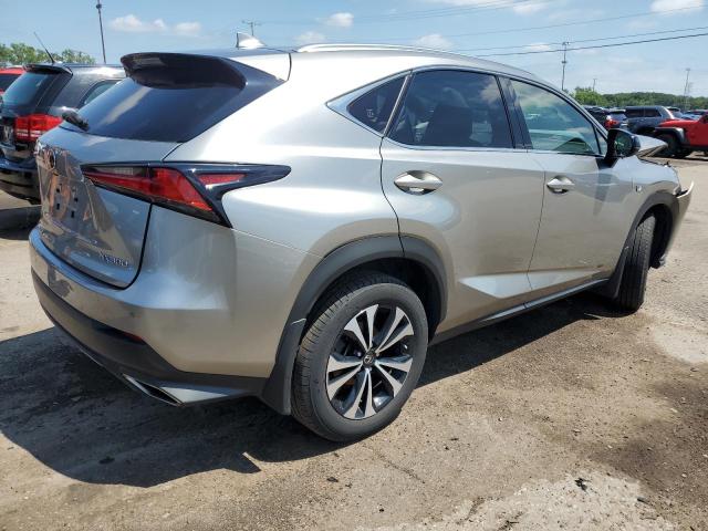 JTJSARDZ7M2257912 - 2021 LEXUS NX 300 BASE 银色 照片 3