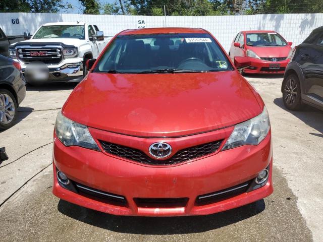 4T1BF1FK4CU599533 - 2012 TOYOTA CAMRY BASE RED photo 5