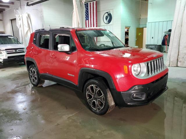 ZACCJBDT1GPC90375 - 2016 JEEP RENEGADE LIMITED RED photo 4