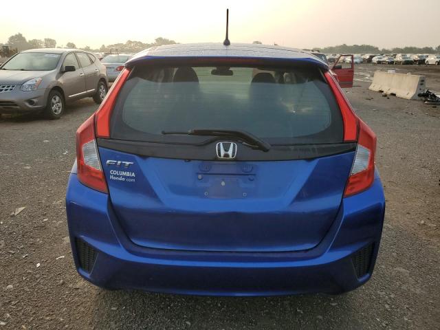 3HGGK5H51FM760810 - 2015 HONDA FIT LX BLUE photo 6