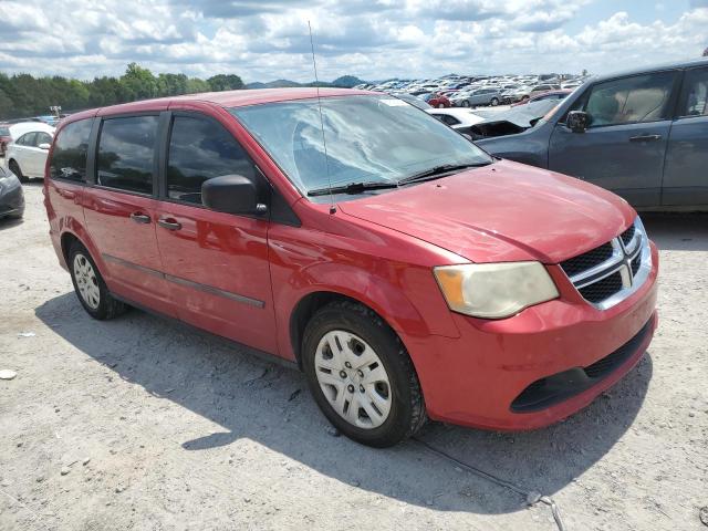 2C4RDGBG0DR703768 - 2013 DODGE GRAND CARA SE RED photo 4