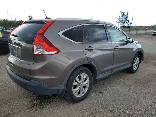 5J6RM3H73CL001381 - 2012 HONDA CR-V EXL GRAY photo 3