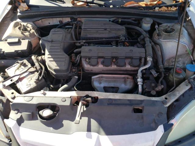 2HGES16344H614172 - 2004 HONDA CIVIC DX VP თეთრი ფოტო 11