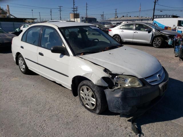 2HGES16344H614172 - 2004 HONDA CIVIC DX VP WHITE photo 4