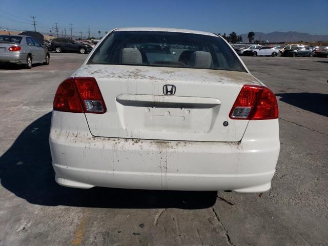 2HGES16344H614172 - 2004 HONDA CIVIC DX VP თეთრი ფოტო 6