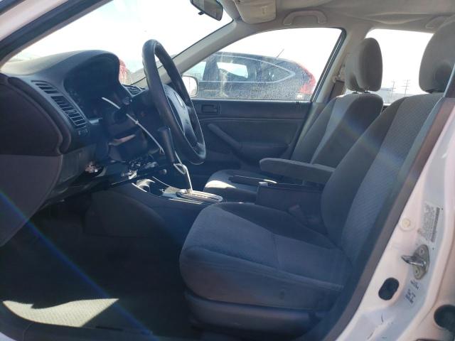 2HGES16344H614172 - 2004 HONDA CIVIC DX VP თეთრი ფოტო 7