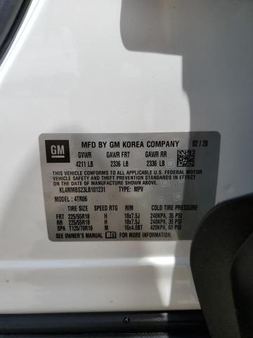 KL4MMBS23LB101231 - 2020 BUICK ENCORE GX PREFERRED WHITE photo 14