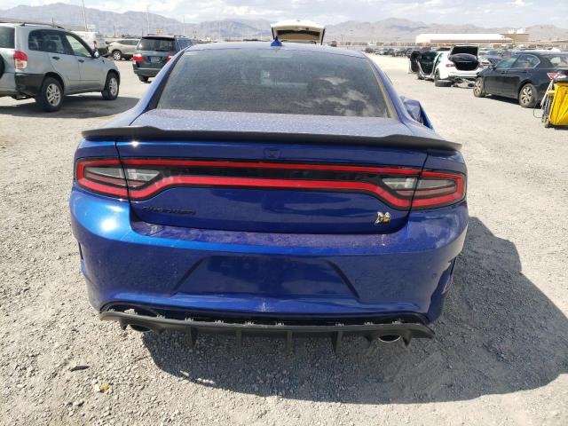 2C3CDXGJXKH688911 - 2019 DODGE CHARGER SCAT PACK BLUE photo 6