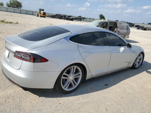 5YJSA1CG4DFP04018 - 2013 TESLA MODEL S SILVER photo 3