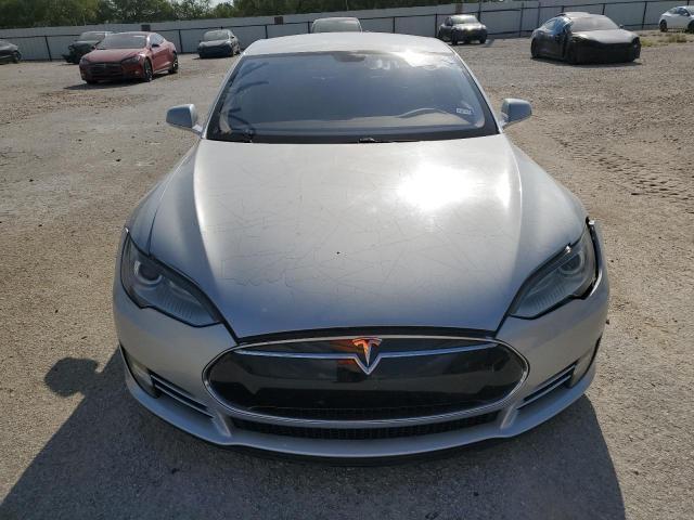 5YJSA1CG4DFP04018 - 2013 TESLA MODEL S SILVER photo 5