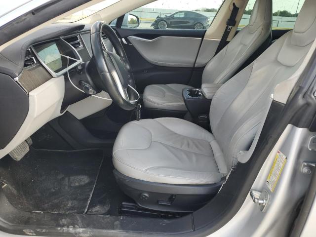 5YJSA1CG4DFP04018 - 2013 TESLA MODEL S SILVER photo 7