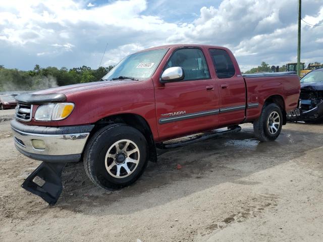 5TBRT34172S261878 - 2002 TOYOTA TUNDRA ACCESS CAB BURGUNDY photo 1