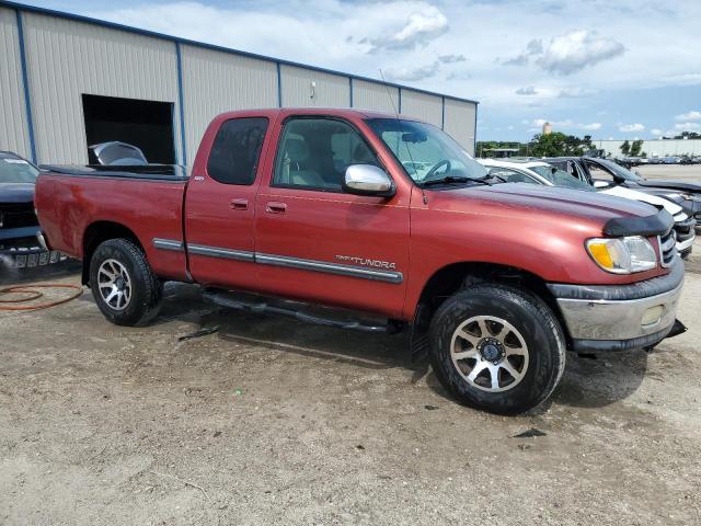 5TBRT34172S261878 - 2002 TOYOTA TUNDRA ACCESS CAB BURGUNDY photo 4