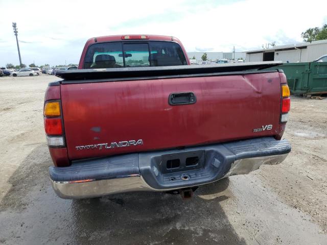 5TBRT34172S261878 - 2002 TOYOTA TUNDRA ACCESS CAB BURGUNDY photo 6