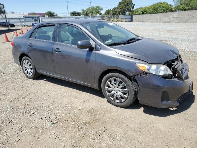 5YFBU4EE6DP154328 - 2013 TOYOTA COROLLA BASE GRAY photo 4