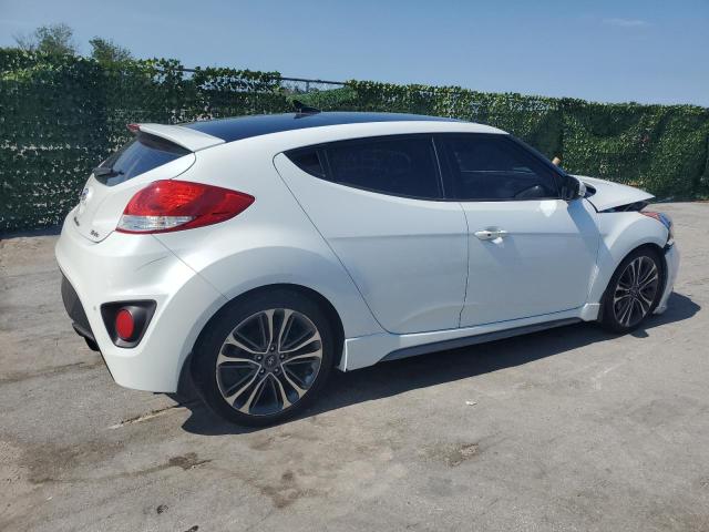 KMHTC6AE3GU283493 - 2016 HYUNDAI VELOSTER TURBO WHITE photo 3